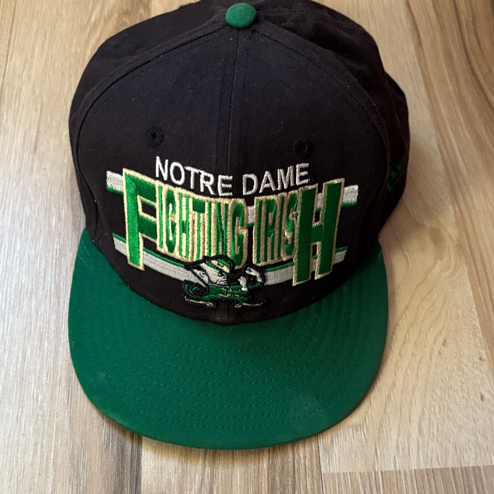 Notre Dame Fighting Irish vintage Deadstock from 1990s! SnapBack hat!